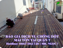 Thợ chống dột mái tôn tại quận 7 - 0867.502.728 - Báo giá sơn nhà nhanh 
